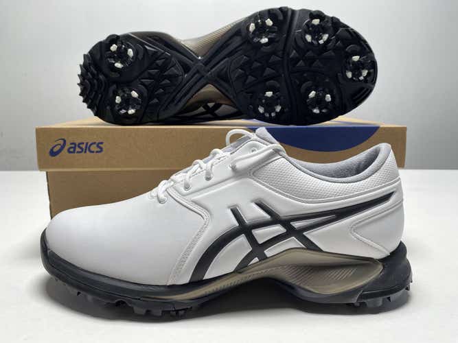ASICS Gel-Ace Pro M Golf Shoes White Black Men's SZ 9.5 (1111A220-100)