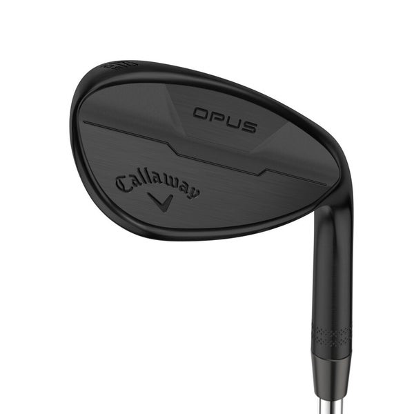 CALLAWAY OPUS BLACK APPROACH WEDGE 52°-10° (BOUNCE) S GRIND STEEL WEDGE FLEX STANDARD TRUE TEMPER D