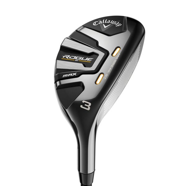 LEFT HANDED CALLAWAY ROGUE ST MAX 4 HYBRID GRAPHITE STIFF STANDARD MITSUBISHI TENSEI AV BLUE 75 GRA