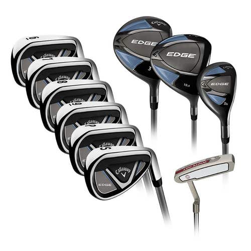 LEFT HANDED CALLAWAY 2024 EDGE 10-PIECE COMPLETE SET COMPLETE SET CALLAWAY EDGE GRAPHITE/EDGE STEEL