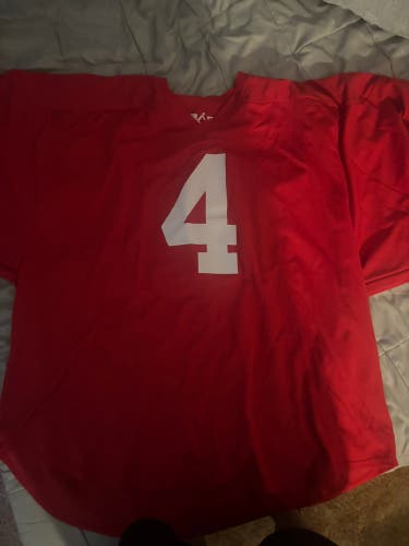 Red Goalie Cut Men's Jersey (New)