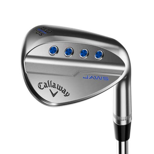 LEFT HANDED CALLAWAY JAWS MD5 CHROME SAND WEDGE 56°-10° (BOUNCE) S GRIND STEEL S200 (STIFF) STANDAR