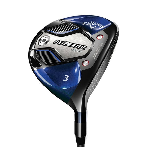 LEFT HANDED CALLAWAY BB REVA FAIRWAY 5 WOOD GRAPHITE WOMENS STANDARD CALLAWAY RCH 40 GRAPHITE WOMENS