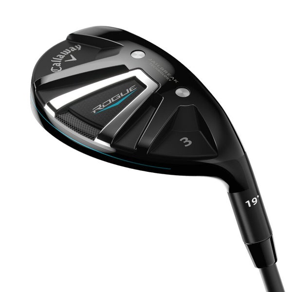 LEFT HANDED CALLAWAY ROGUE 3 HYBRID GRAPHITE REGULAR STANDARD ALDILA SYNERGY 60 HYB GRAPHITE