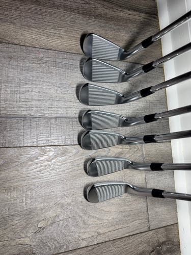 Men's 2021 Callaway Apex TCB 21 Right Handed Iron Set Extra Stiff Flex Steel Shaft (Used)