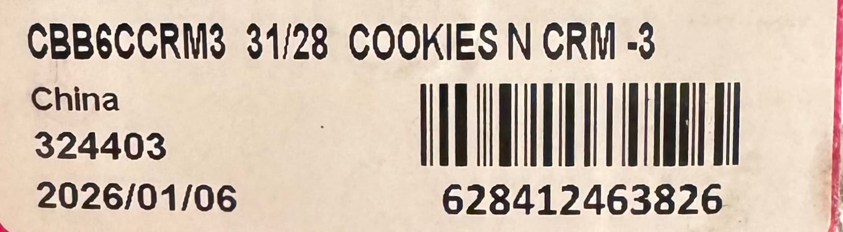 2026 Combat MFG Spec A1 Cookies and Cream Alloy BBCOR Certified Bat (-3) 28 oz 31" (New)
