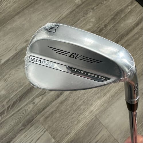 2024 Titleist Vokey Right Handed Wedge Stiff Flex 50 Degree Steel Shaft (New)