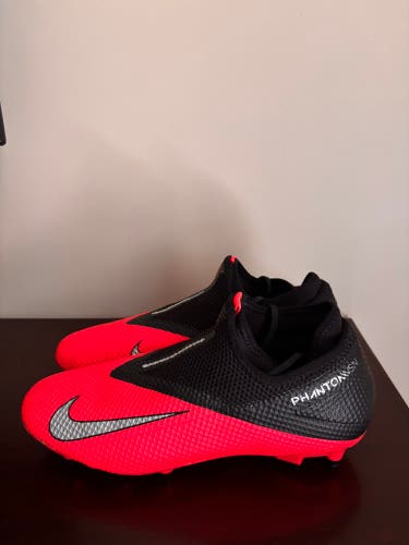 Nike Phantom Vision 2 Elite FG Soccer Cleats - Laser/Crimson Black