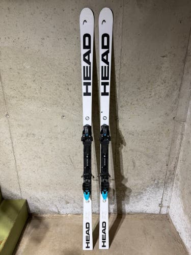 Unisex 2024 HEAD WC Rebels e-GS 188 cm Racing Skis With Bindings Max Din 16 (Used)