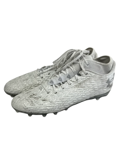 Used Under Armour SPOTLIGHT CLONE Adult FB Cleats White Senior 13 11692-S000148769