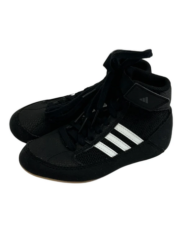 Used Adidas HVC Wrestling Shoes Black Youth 12.0 11692-S000148770