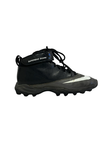 Used Nike SUPERBAD SHARK Jr FB Cleats Black And Grey Junior 04 11692-S000148834