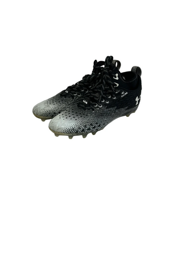 Used Under Armour SPOTLIGHT CLONE Adult FB Cleats Black Senior 8 11692-S000148948