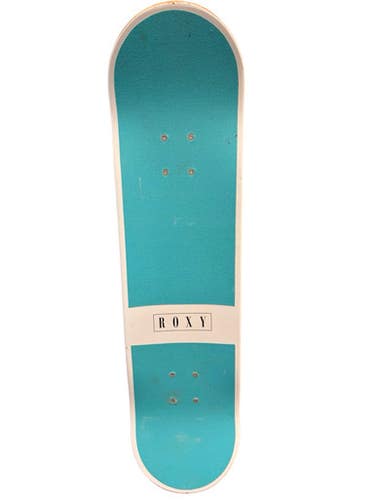 Used ROXY Complete Skateboard White 8" 10299-S000307830