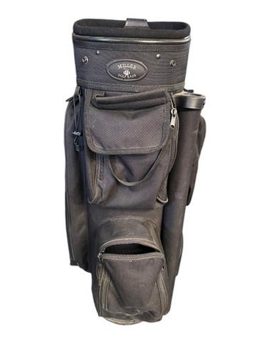 Used MILLER GOLF CART BAG Mens Cart Bag Black 11835-S000206760