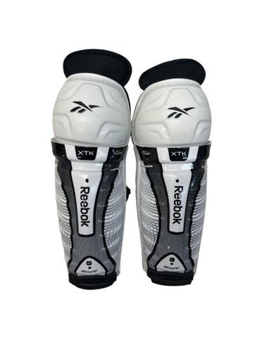 Used Reebok XTK Intermediate Shin Guards White 10" 11835-S000206850