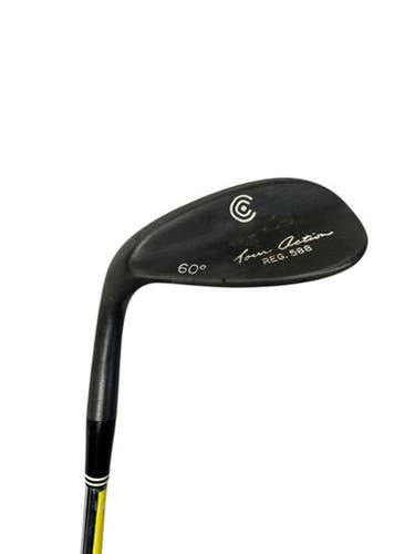 Used Cleveland TA 588 Golf Wedge Mens LH Black 60 Degree 11835-S000206629