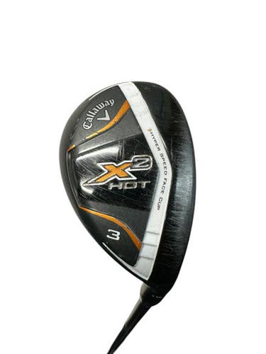 Used Callaway X2 HOT Mens Hybrid Club RH 3 Hybrid 11835-S000205378