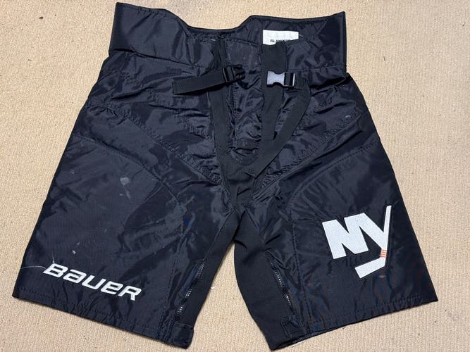 Rare New York Islanders 3rd jersey Black Large Bauer Pant Shell Pro Stock (Used)