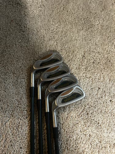 Men's Warrior Warrior Custom Golf Left Hand Iron Set Regular Flex Graphite/Steel Shaft (Used)