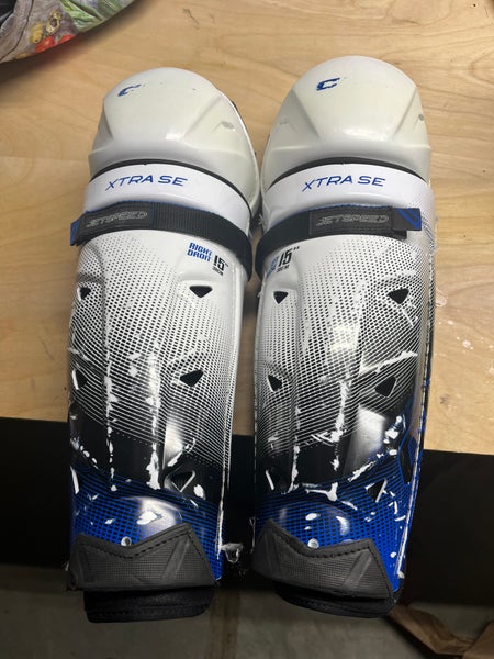 Senior CCM JetSpeed XTRA SE 15" Shin Pads (Used)