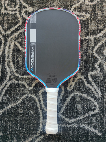 Hyperion Pro V Pickleball Paddle Gen 5 With Overgrip and American Flag Edge Guard Fast Shipping
