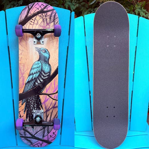 Techne Skateboards “Sing” Artist Series Complete Skateboard Thunder Light Trucks