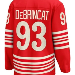 Detroit Red Wings Premium Centennial Jersey with Patch Size 46 | DeBrincat #93