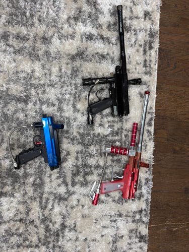 3 Used Paintball Marker