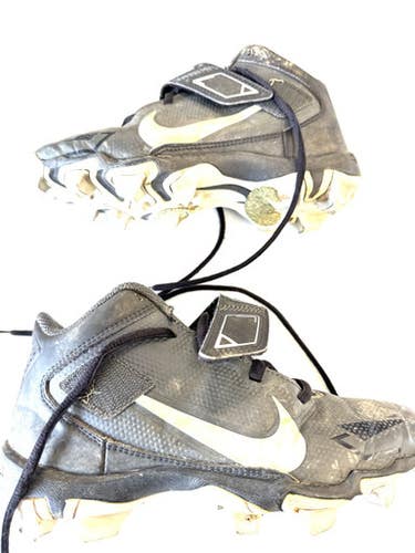 Used Nike TROUT BB/SB Cleats Black Junior 03.5 11860-S000306500