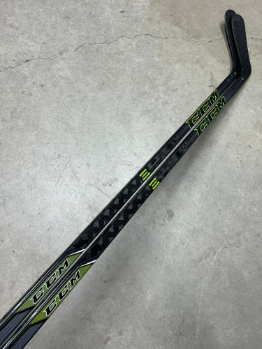 2 PACK 90 Flex P92 Senior CCM Ribcore Reckoner Left Hand Hockey Stick Pro Stock NHL (New)