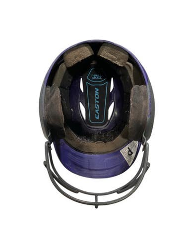 Used Easton SOFTBALL HELMET Batting Helmet w/Mask Purple XS/S 11847-S000034050