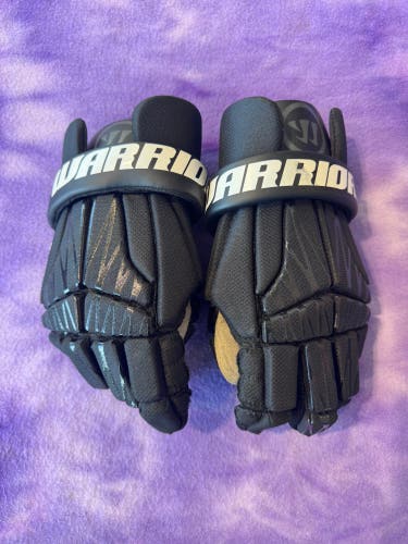 Black Warrior Burn Next Lacrosse Gloves (Used)