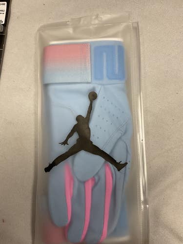 Used Jordan BB/SB Batting Gloves Turquoise And Purple XL 11490-S000271093