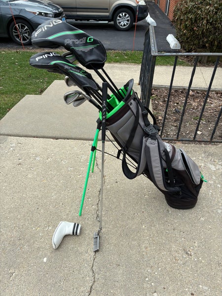 Junior Ping Prodi G Right Handed Clubs (Full Set) Regular Flex 12 Pieces (Used)
