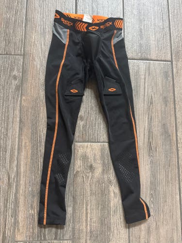 Black Large Boys Shock Doctor Hockey Pants (Used)