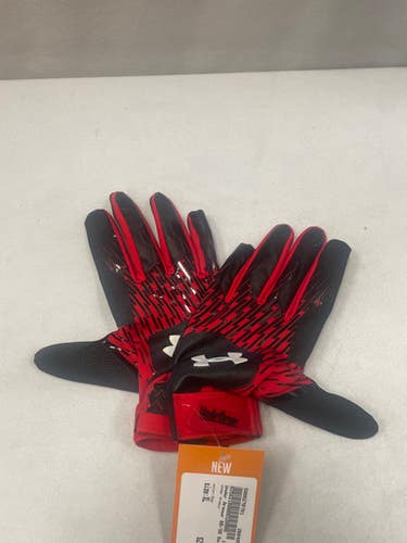 Used Under Armour BB/SB Batting Gloves Red XL 11490-S000270781