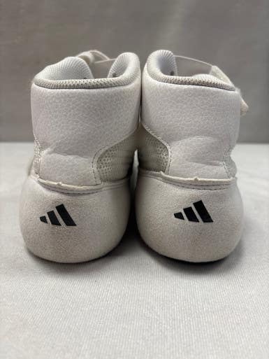 Used Adidas Wrestling Shoes White Senior 8.5 11490-S000270784 |  SidelineSwap | Buy and Sell on SidelineSwap