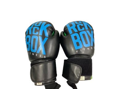 Used ROCKBOX FITNESS 12 OZ BOXING GLOVES Boxing Gloves Black Senior 11347-S000266628
