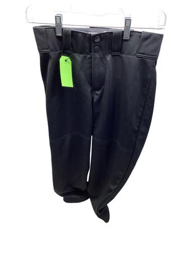 Used Mizuno BLACK SOFTBALL PANTS SMALL BB/SB Pant Womens Black SM 11347-S000266622