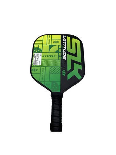 Used Selkirk LATITUDE 2.0 GRAPHITE SPINFLEX Pickleball Racquet Green 11347-S000266600