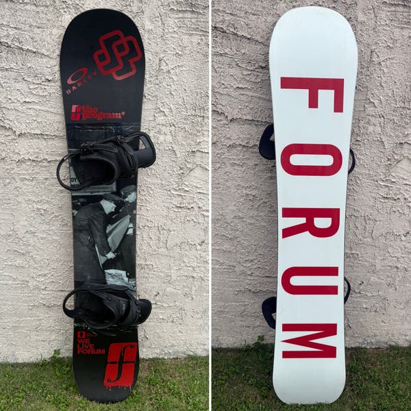burton dakine snowboard 156cm Forum Destroyer Snowboard With Burton Cartel Bindings and Dakine  Board Bag (New) | SidelineSwap
