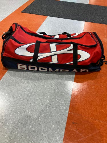 Red Boombah Wheeled Catcher's Bag (Used)