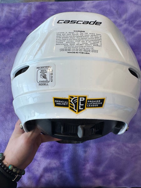 White Adult Cascade CPX-R Helmet (Used) | SidelineSwap | Buy and Sell ...