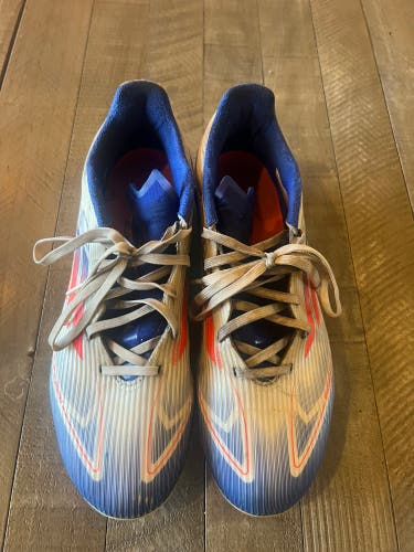 White Men's Size M 9.0 (W 10.0) Adidas F50 adizero Molded Cleats Cleats (Used)