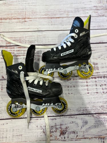 Youth Bauer RS Inline Skates Regular Width Size 10 (Used)