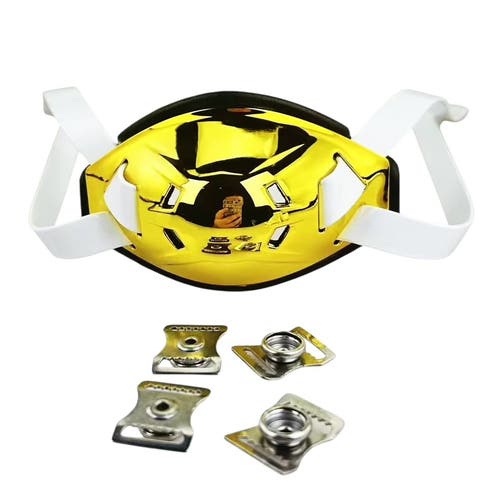 Gold Chrome Football Chinstrap