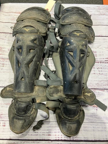 Black Youth Mizuno Samurai Catcher's Leg Guard (Used)
