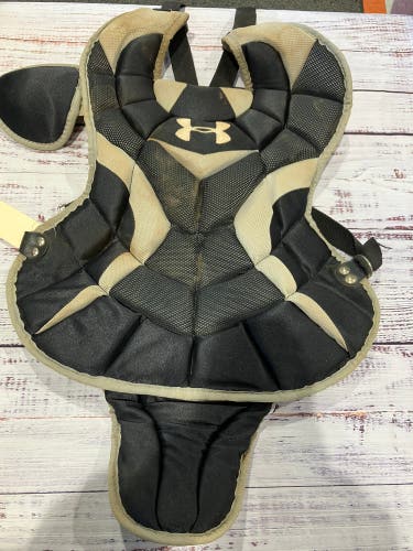 Black Youth Under Armour Victory Series Catcher's Chest Protector (Used)