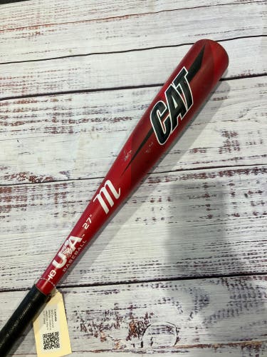 2019 Marucci CAT Alloy Bat USABat Certified (-10) Alloy 17 oz 27" (Used)